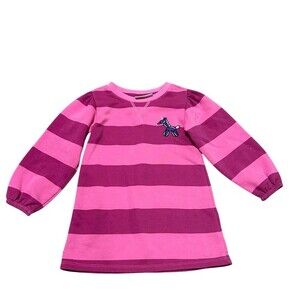 Epic Threads Sweater Dress Toddler Girls 2T Pink Purple Striped Balloon